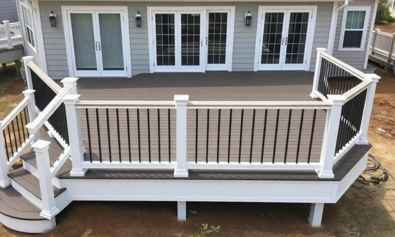 Custom deck build in Wilmington NC